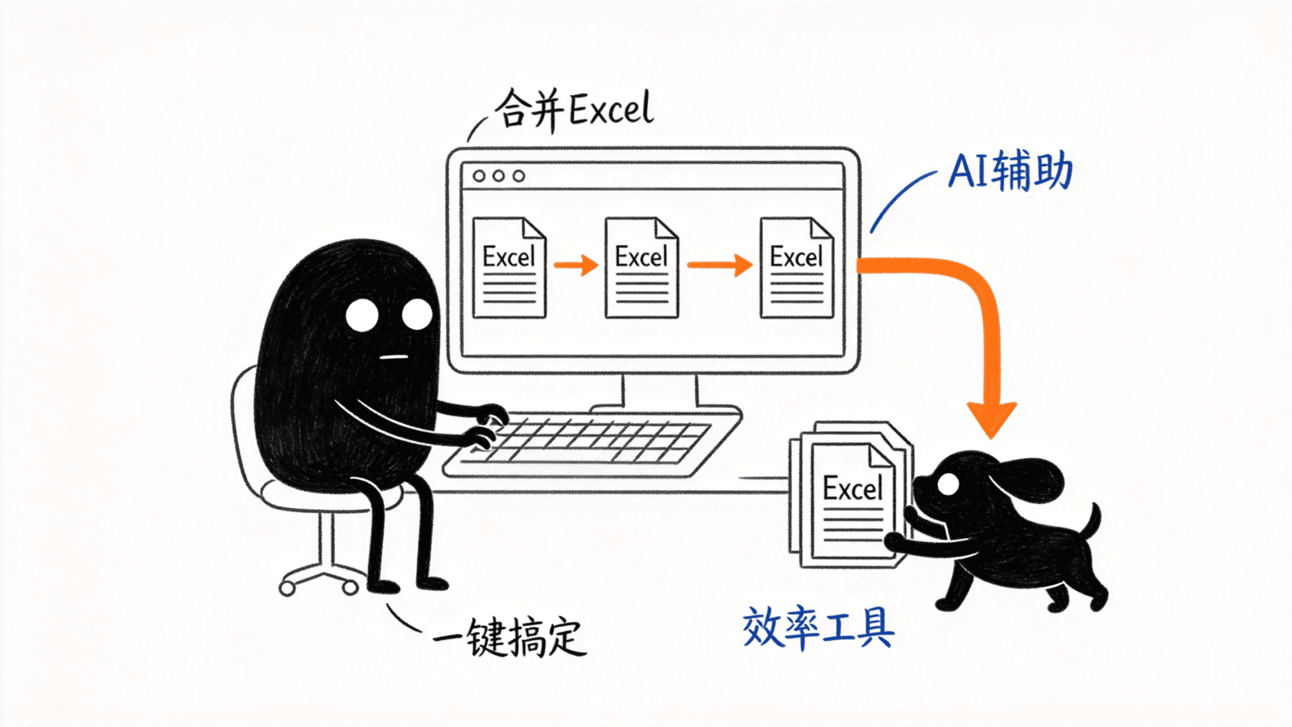 小黑帮你合并Excel