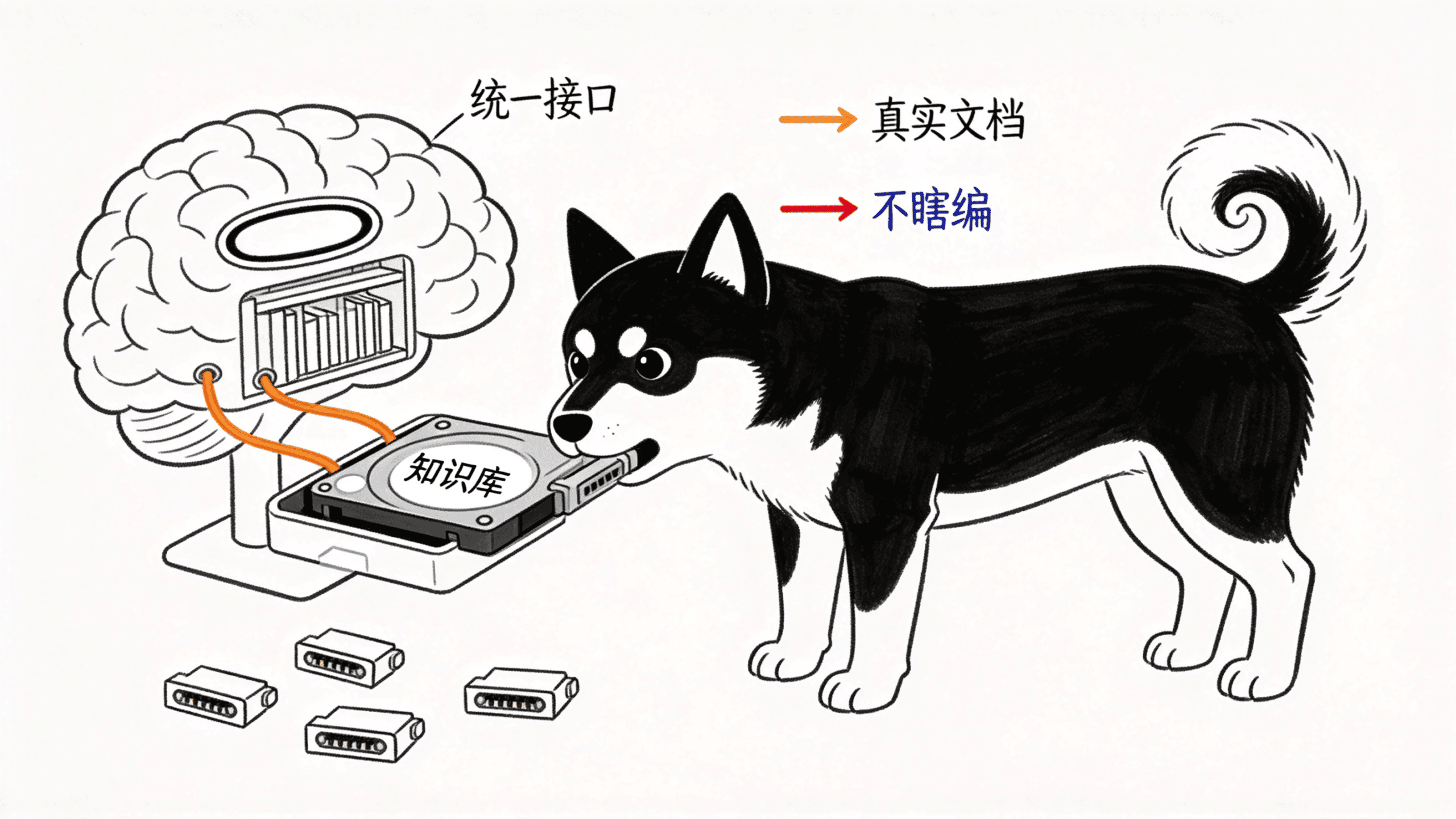 狗把知识库硬盘插进大脑的 MCP 统一接口